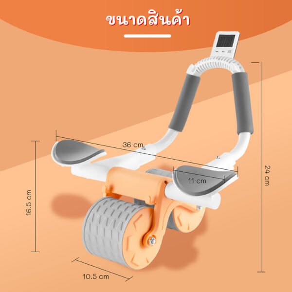 Abdominal Wheel Rebound ลูกกลิ้งบริหารหน้าท้อง ลูกกลิ้งออกกำลังกาย ล้อบริหารหน้าท้อง ลูกกลิ้งฟิตเนส - Image 2